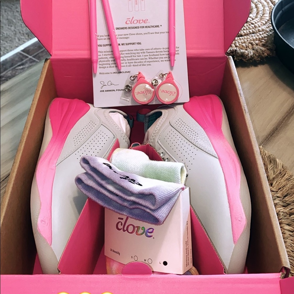 Clove Nursing Shoes Electron Rose